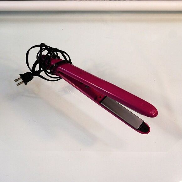 Conair Ceramic Flat Iron Instant Heat Plus Ultra Smooth 1 inch Tourmaline Pink - Picture 8 of 8